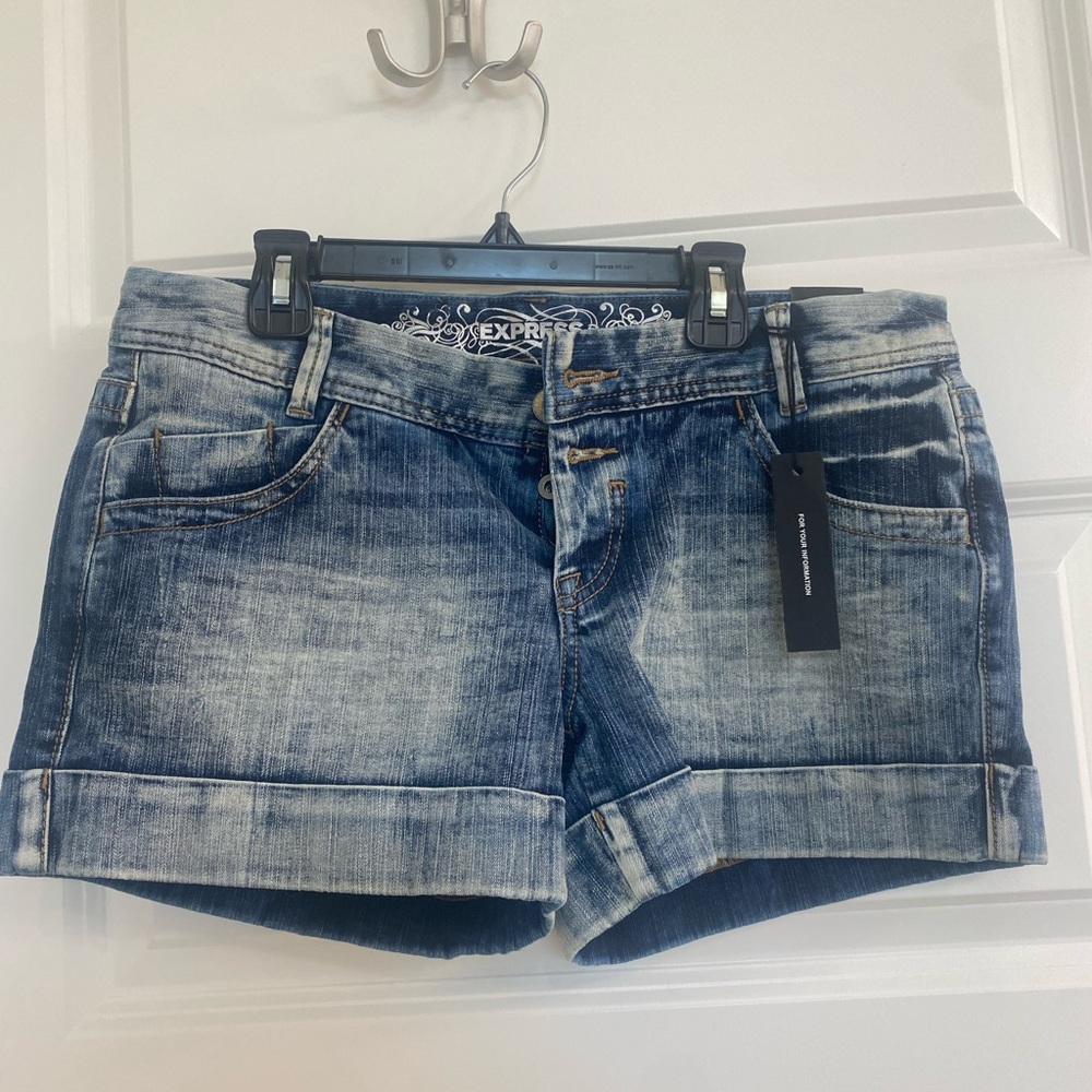 New with Tags Express Jean Shorts